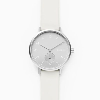 Aaren Kulor White Silicone 41mm Watch