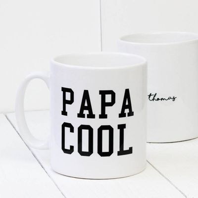 Personalised Papa Cool Ceramic Mug from A Piece Of