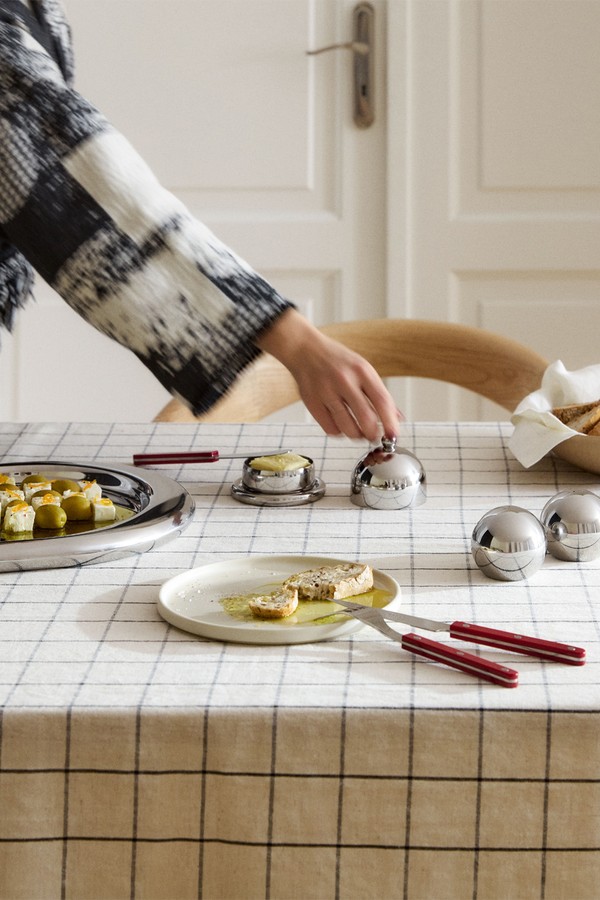 Stainless Steel Butter Dish Polaris