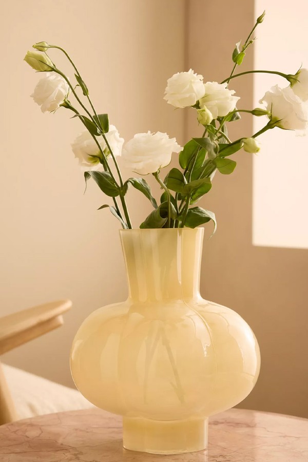 Alyssa Mouth-Blown Glass Vase from Anthropologie