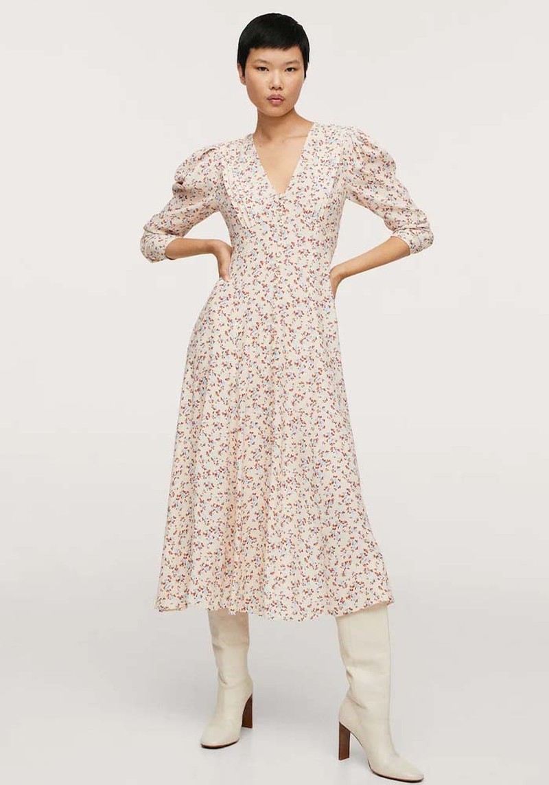 Floral Print Dress from Mango