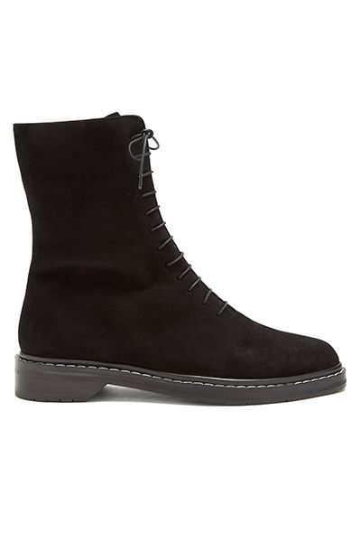 Fara Lace-Up Ankle Boots from The Row