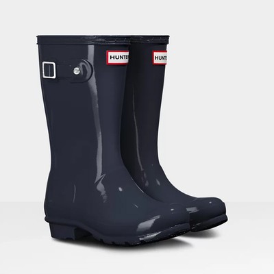 Original Wellington Boots Gloss Navy from Hunter