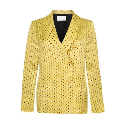 Yellow Dot Blazer from Asceno