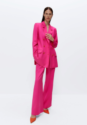 Long Fuchsia Blazer from Uterque