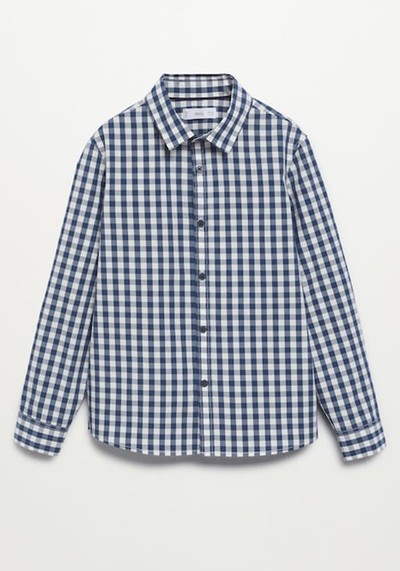 Check Cotton Shirt  from Mango