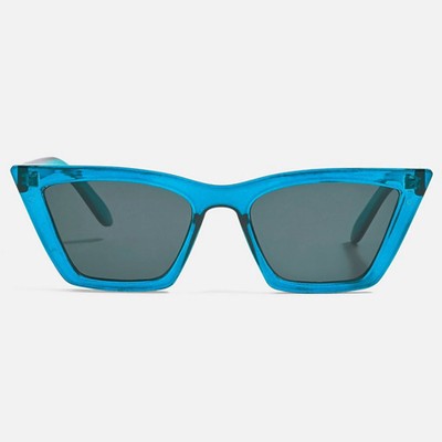 Cat Eye Sunglasses In Blue from Topshop