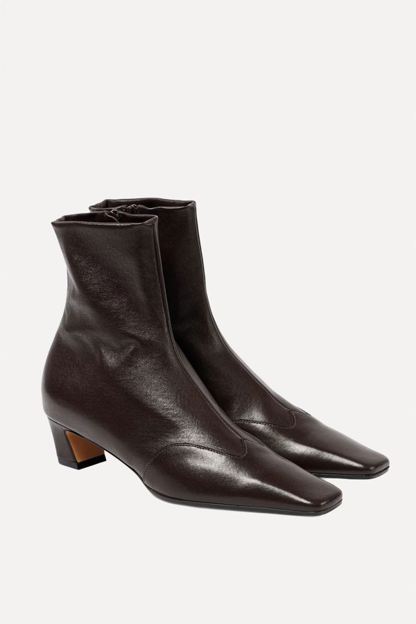 Nevada 40 Leather Ankle Boots from Khaite