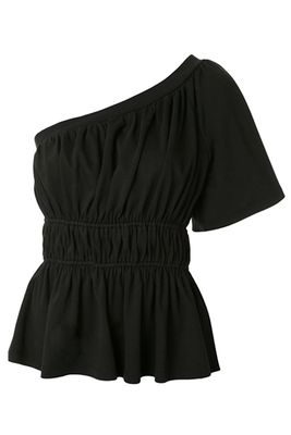 One-Shoulder Ruched Top from Goen.J