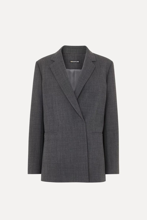 Natalie Wool Blend Blazer from Whistles