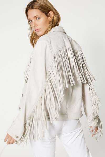 Russell Fringe Leather Jacket