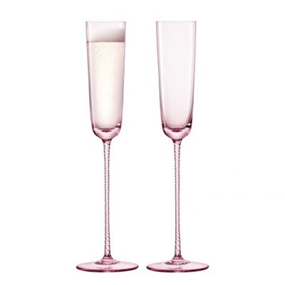 Set Of 2 Champagne Flutes from LSA International