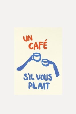 Un Cafe Poster from Postery Atelier