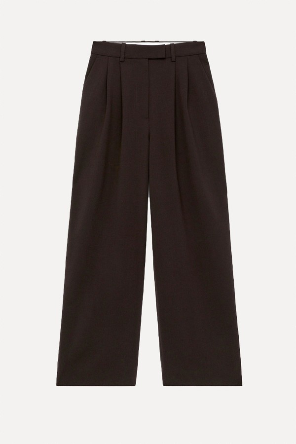 x from Wide-Leg Tailored Trousers, £95 | Arket