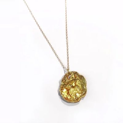 Textured Disc Necklace from Ammé London