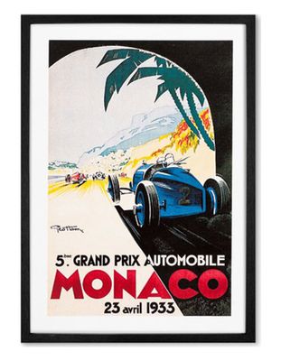 Grandprix Automobile Monaco from Vintage Art Archive