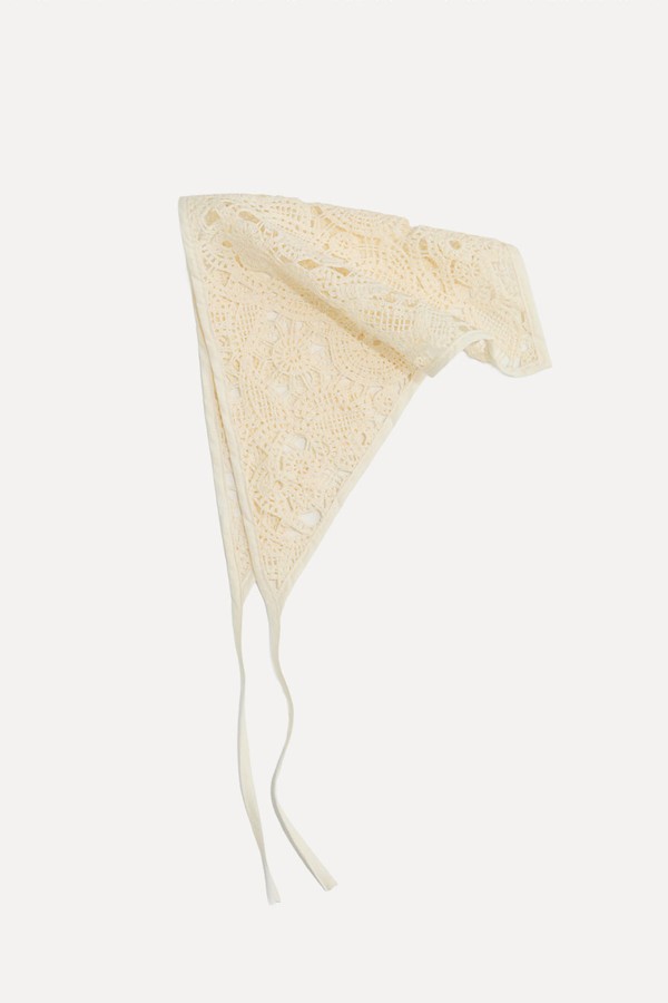 Crochet-Look Head Scarf from H&M