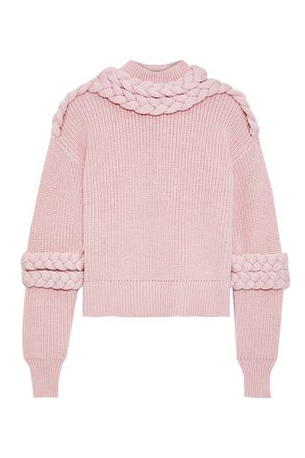 Port Braid-Trimmed Wool Sweater from Paper London