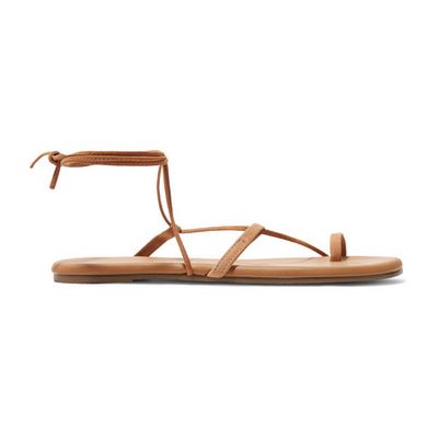 Jo Suede & Leather Sandals from TKEES