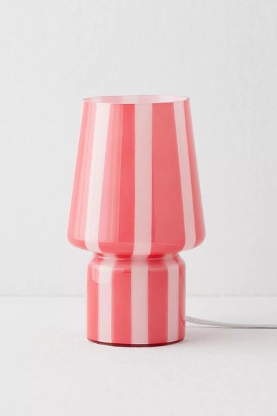 Stripe Little Glass Table Lamp from Urban Outfitters