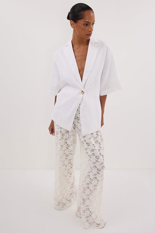 Loula White Lace Pants from Dissh