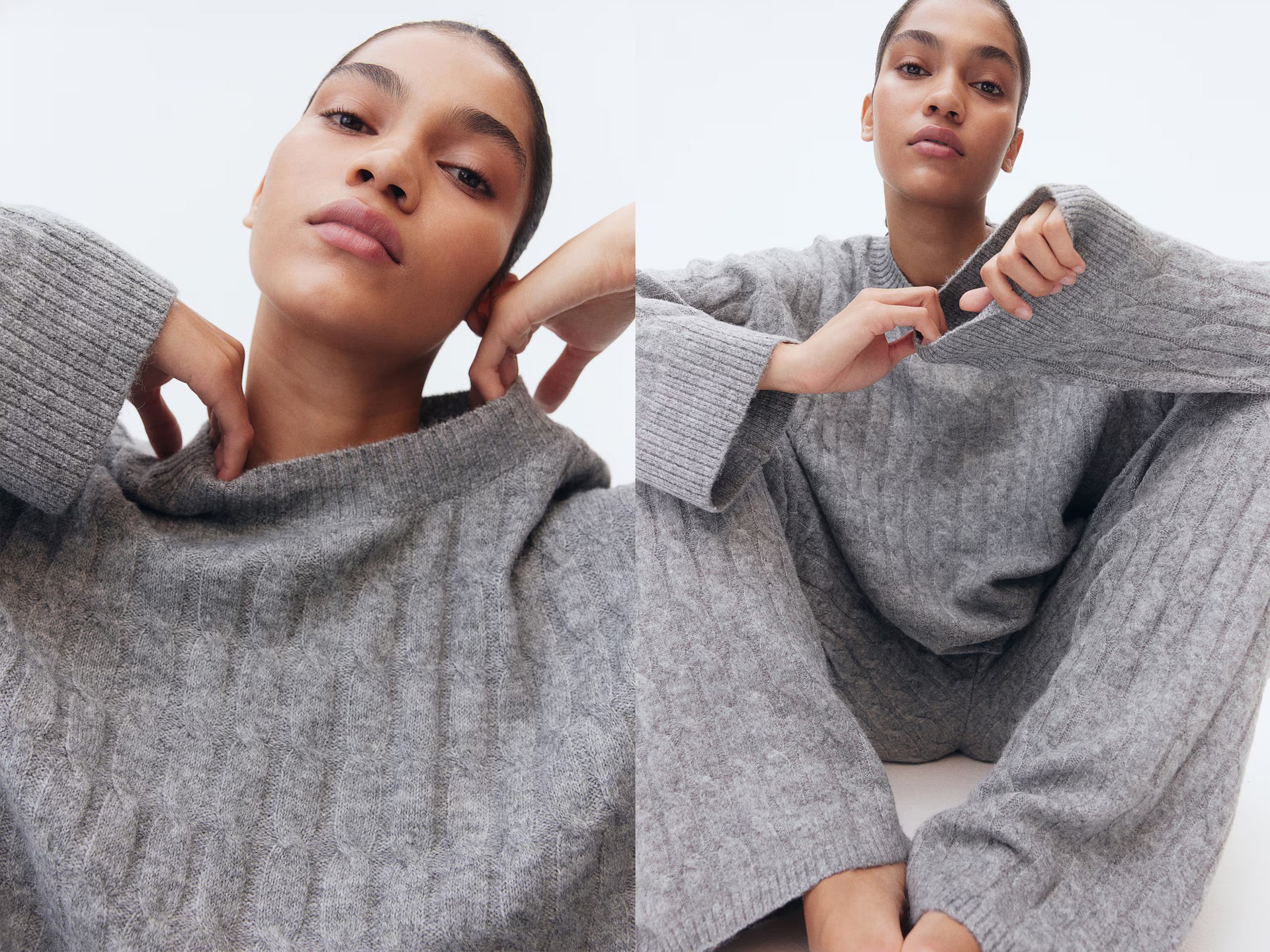 Cable-Knit Jumper