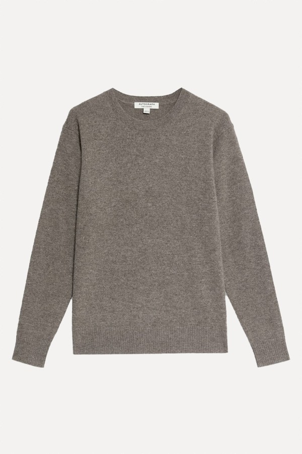 Pure Cashmere Crew Neck Jumper from Autograph