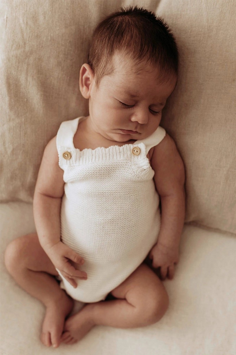 Scallop Knit Romper from Isla & Fraser