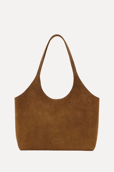 Suede Cabas Bag