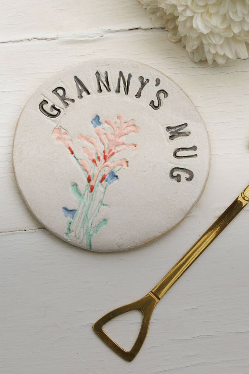 Granny's Mug Ceramic Coaster from Juliet Reeves Designs