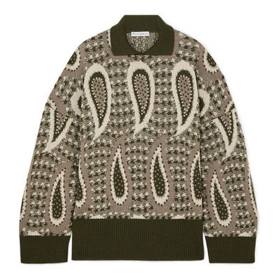 Intarsia Wool Sweater, £820