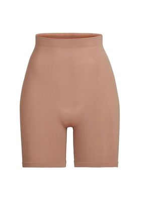Sculpting Short Mid Thigh Shapewear With Opening Gusset from Skims