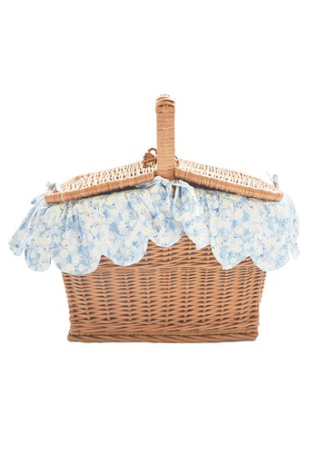 Rectangle Wicker Picnic Basket from Coco & Wolf