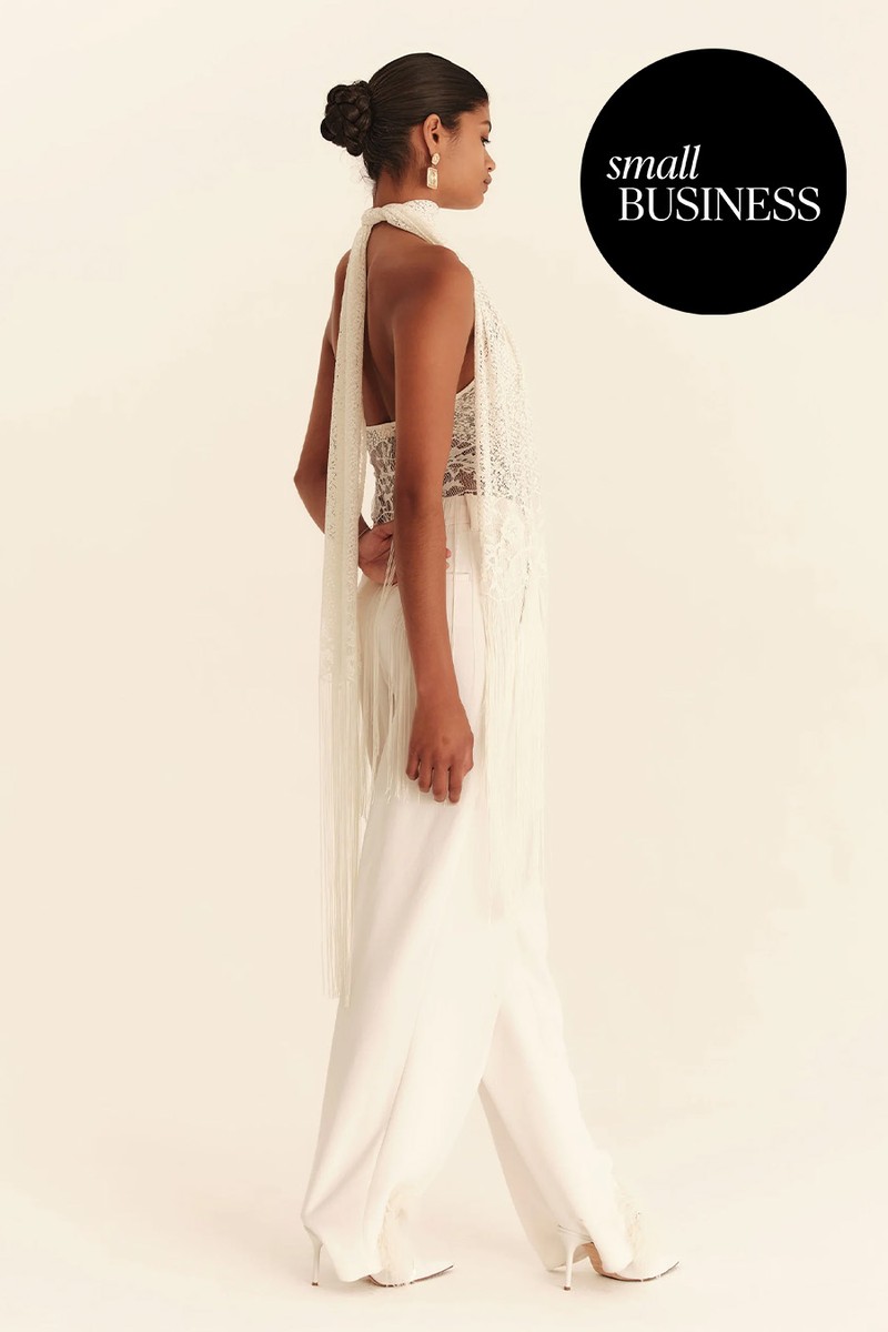 Elara Fringe Halter from Leny