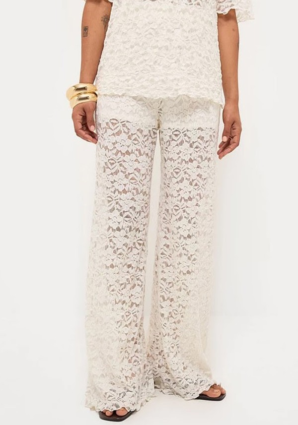 Lace Wide Leg Trousers* 