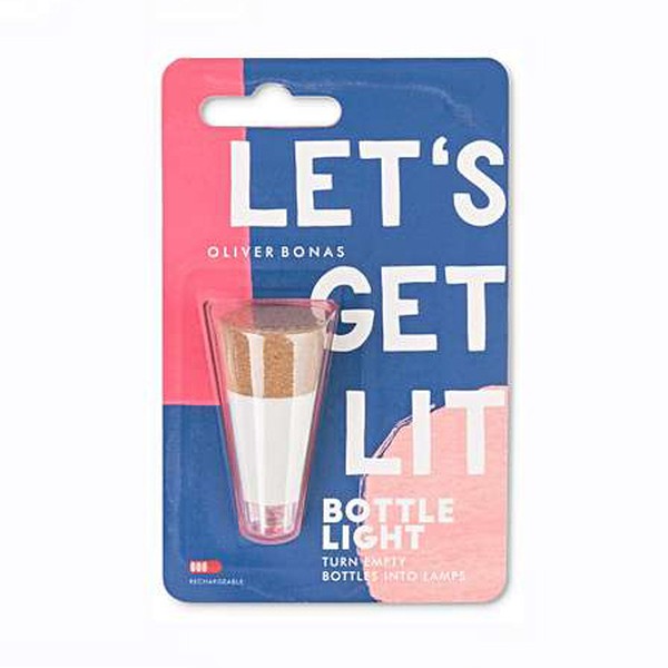 Let's Get Lit Rechargeable Bottle Light