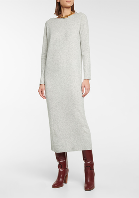Wool & Cashmere Blend Sweater Midi Dress from Jardin Des Orangers
