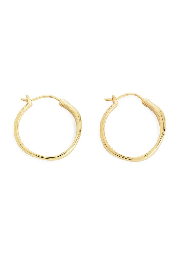 Small Gold-Plated Hoop Earrings from Arket