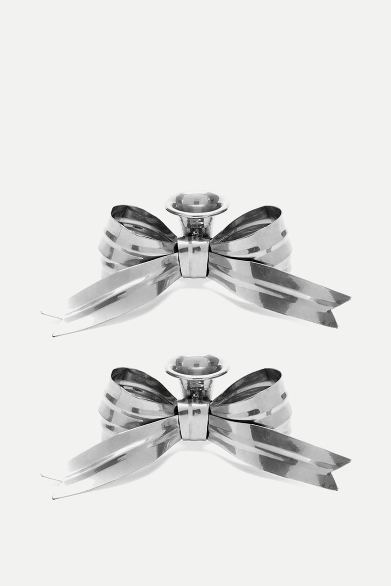 Bow Candle Holders from Host Home