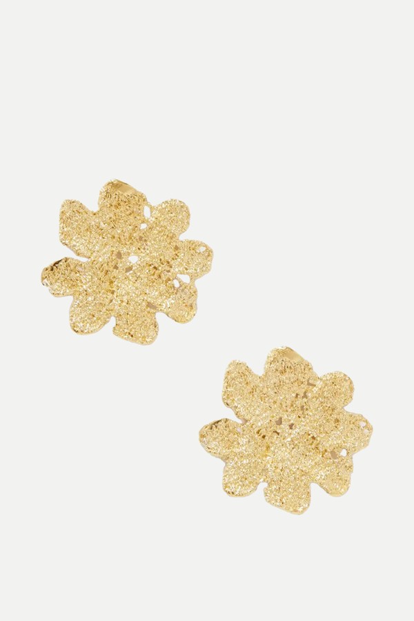 Anemone Gold-Plated Earrings from The Ysso
