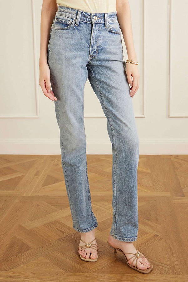 The Cecile Mid-Rise Skinny-Leg Jeans from RÙADH