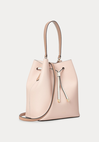 Leather Debby Drawstring Bag