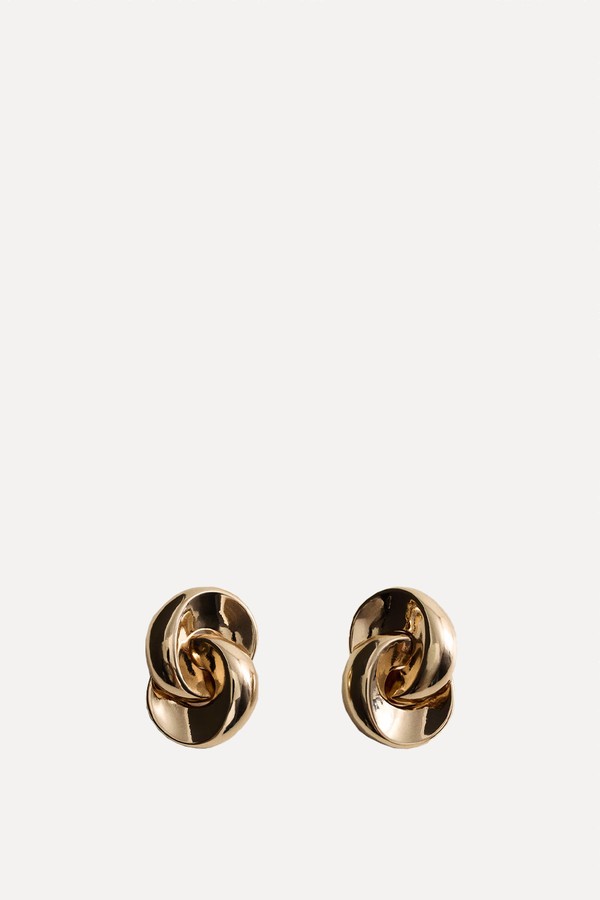 Intertwined Hoop Earrings from Mango