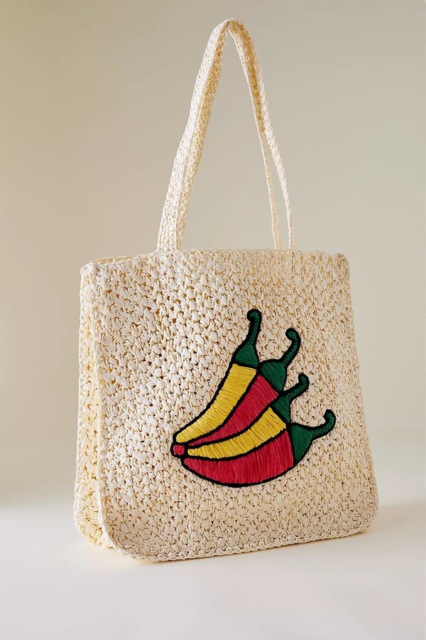 Farmers Market Raffia Tote from Anthropologie