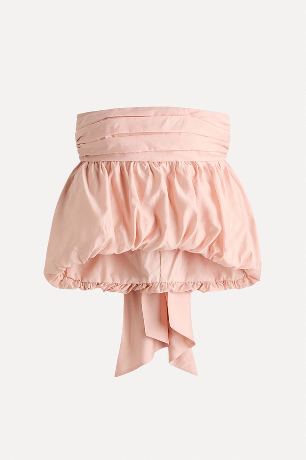 Bubble-Hem Bandeau Top from H&M