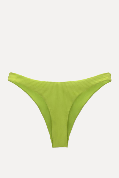 Ribbed V-Neck Bikini Bottoms from Pull & Bear