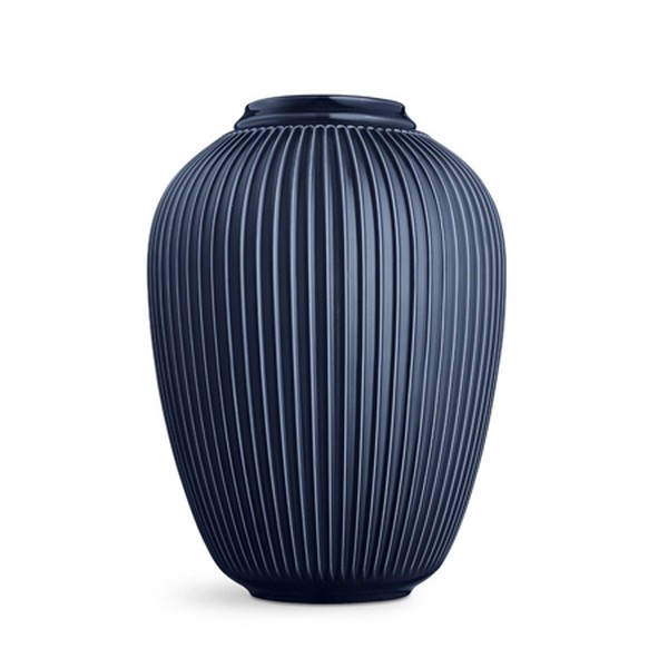 Hammershoi Ridged Vase Indigo from Heal's