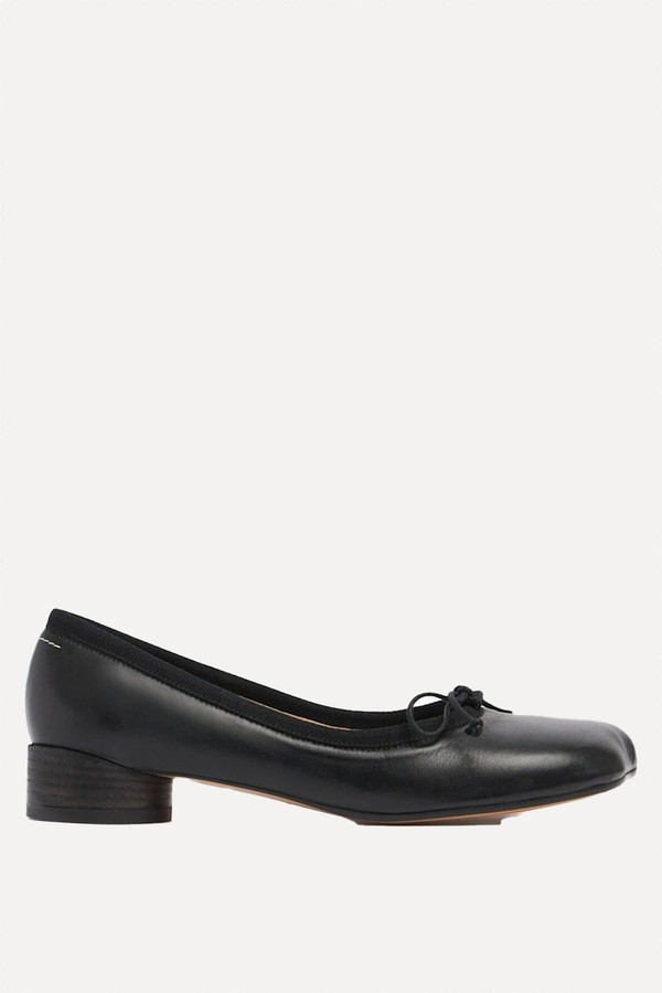 30mm Leather Ballet Shoes from MM6 Maison Margiela