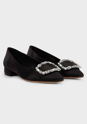 Lucinda Suede Flat Shoes from Hobbs