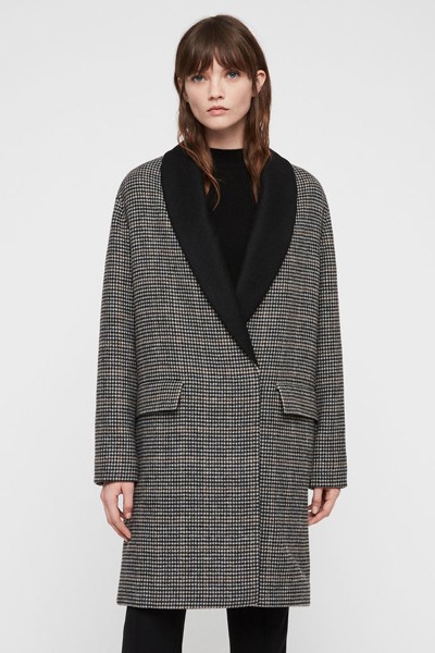 Paige Check Coat